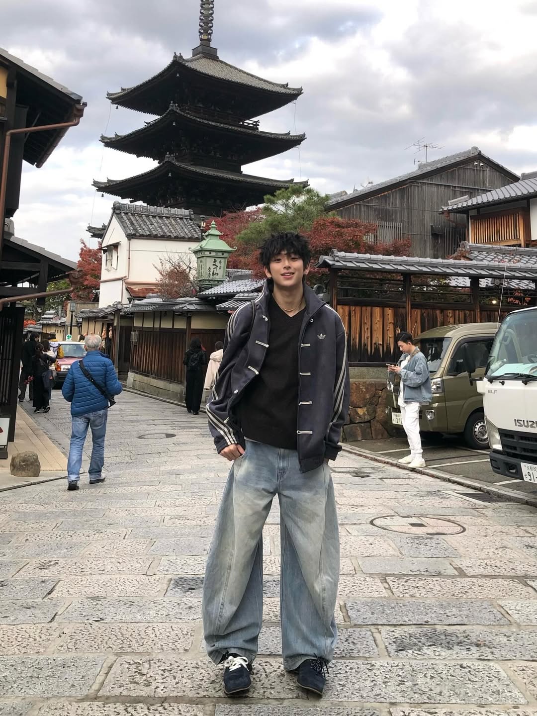 Grey Adidas CNY Inspired Knot Jacket – Chinese New Year Streetwear India (Oversized Korean Style Unisex Jacket)
