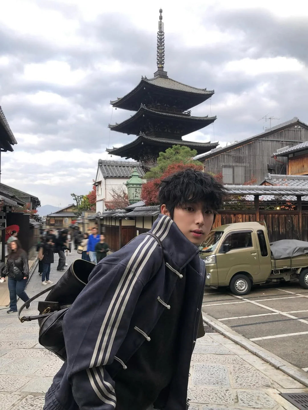Grey Adidas CNY Inspired Knot Jacket – Chinese New Year Streetwear India (Oversized Korean Style Unisex Jacket)