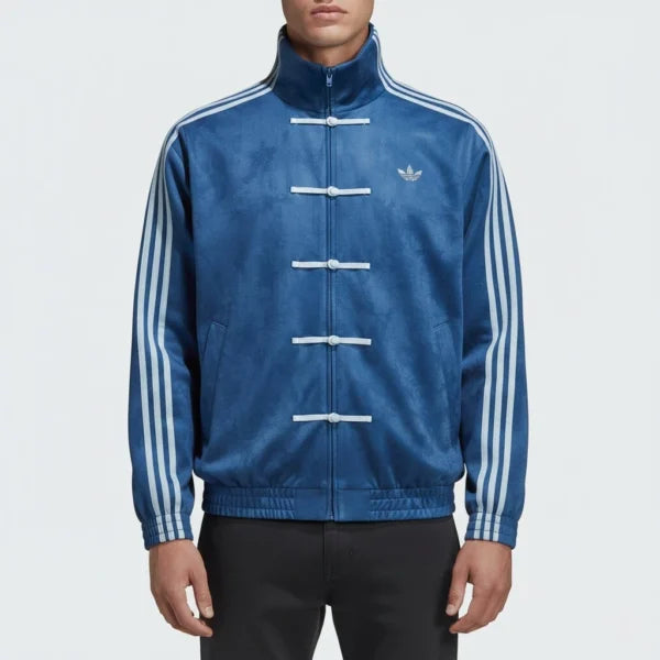 Blue CNY Jacket – Trendy Oversized Street Style Blue CNY Jacket for Men