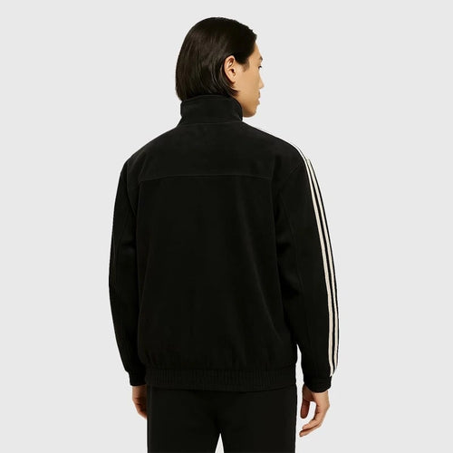 Black Chinese Knot Jacket – CNY Inspired Streetwear Track Jacket | Minimal Asian Style Unisex Oversized Jacket
